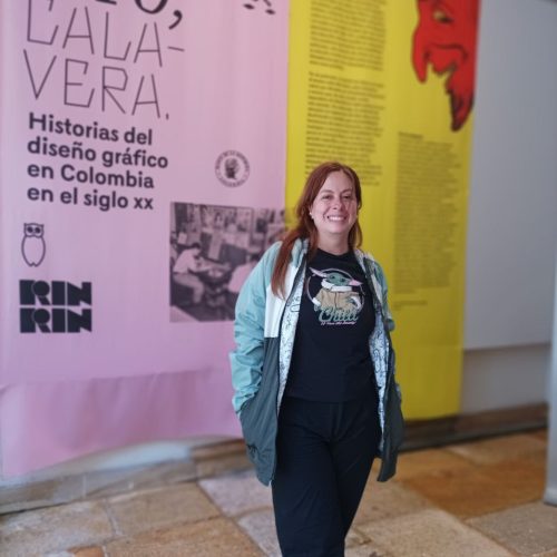 Profesora Diana Carolina Suarez en el museo del Banco de la República en Bogotá